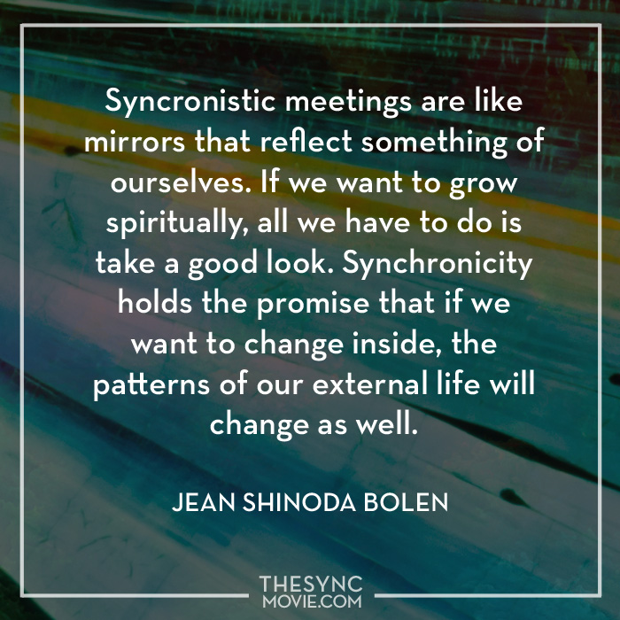 synchronicity, quote, time is art, documentary