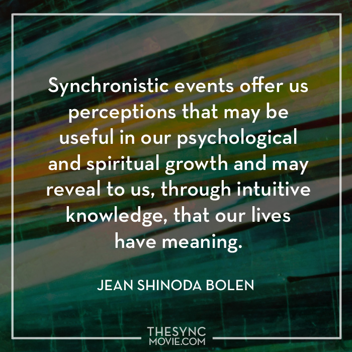 synchronicity, quote, time is art, documentary