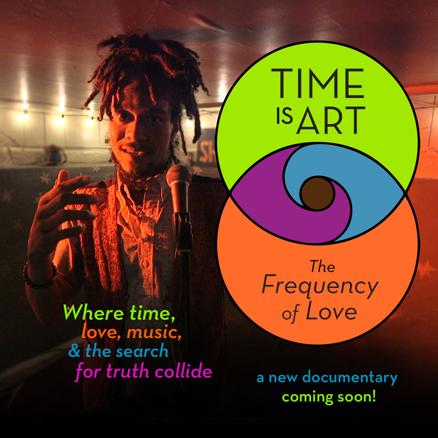 time is art, omboy rome, cosmic music, conscious rap, vegan rapper